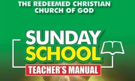 RCCG Sunday School Teacher Manual 1 September 2024 – The Kingdom Of God