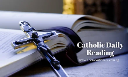 Daily Reading for Wednesday, March 27th, 2024