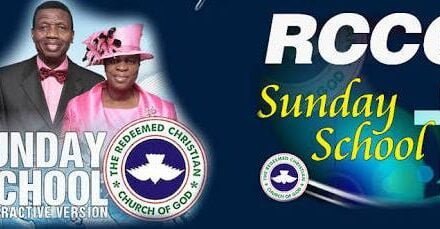 RCCG Sunday School Manual 25 August 2024 – Quarterly Review